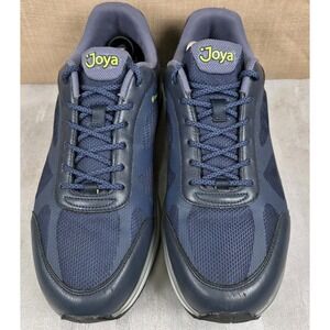 Men's Joya Cancun II Blue Mesh Leather Casual Lace Up Sneakers Shoes Size 12.5